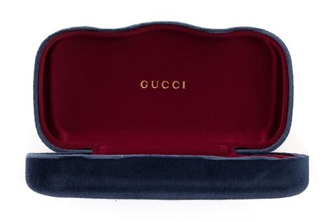 GUCCI Rigid etui na okulary Hard Case Blue Blue Bordeaux 2022